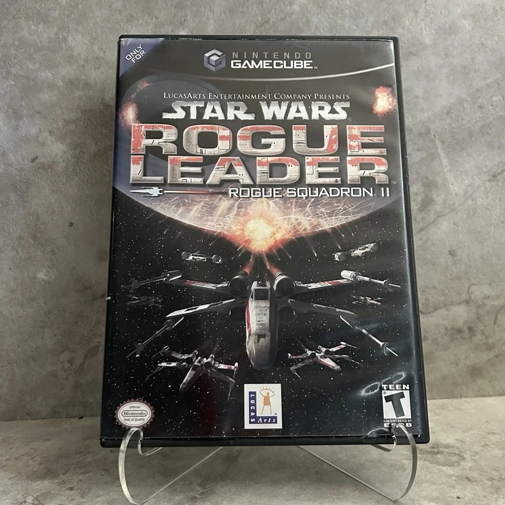 Star Wars: Rogue Leader -- Rogue Squadron II Nintendo GameCube, 2001 CIB Works